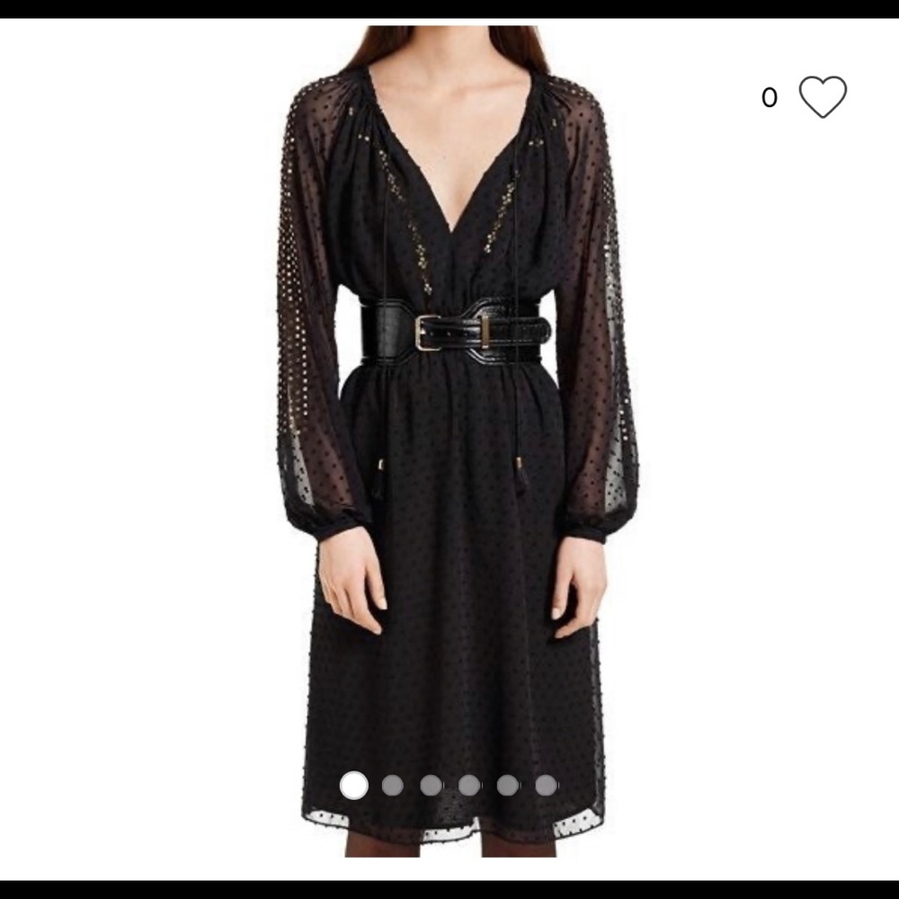 Altuzarra/Target Swiss Dot LBD w/ Tassels & Gold